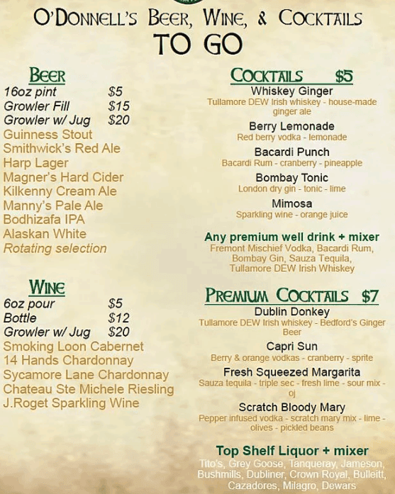 Shawn O'Donnell's Pre-Made Cocktails To Go