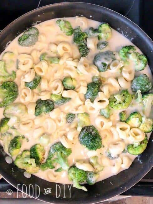 Broccoli Tortellini Alfredo. This dish is delicious and easy to prepare. It's also a hit with the entire family, even my meat loving husband.