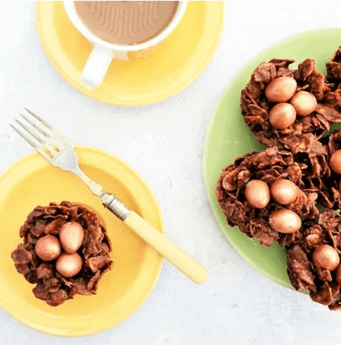 Chocolate Cornflake Cakes by Feasts Glorious Feast