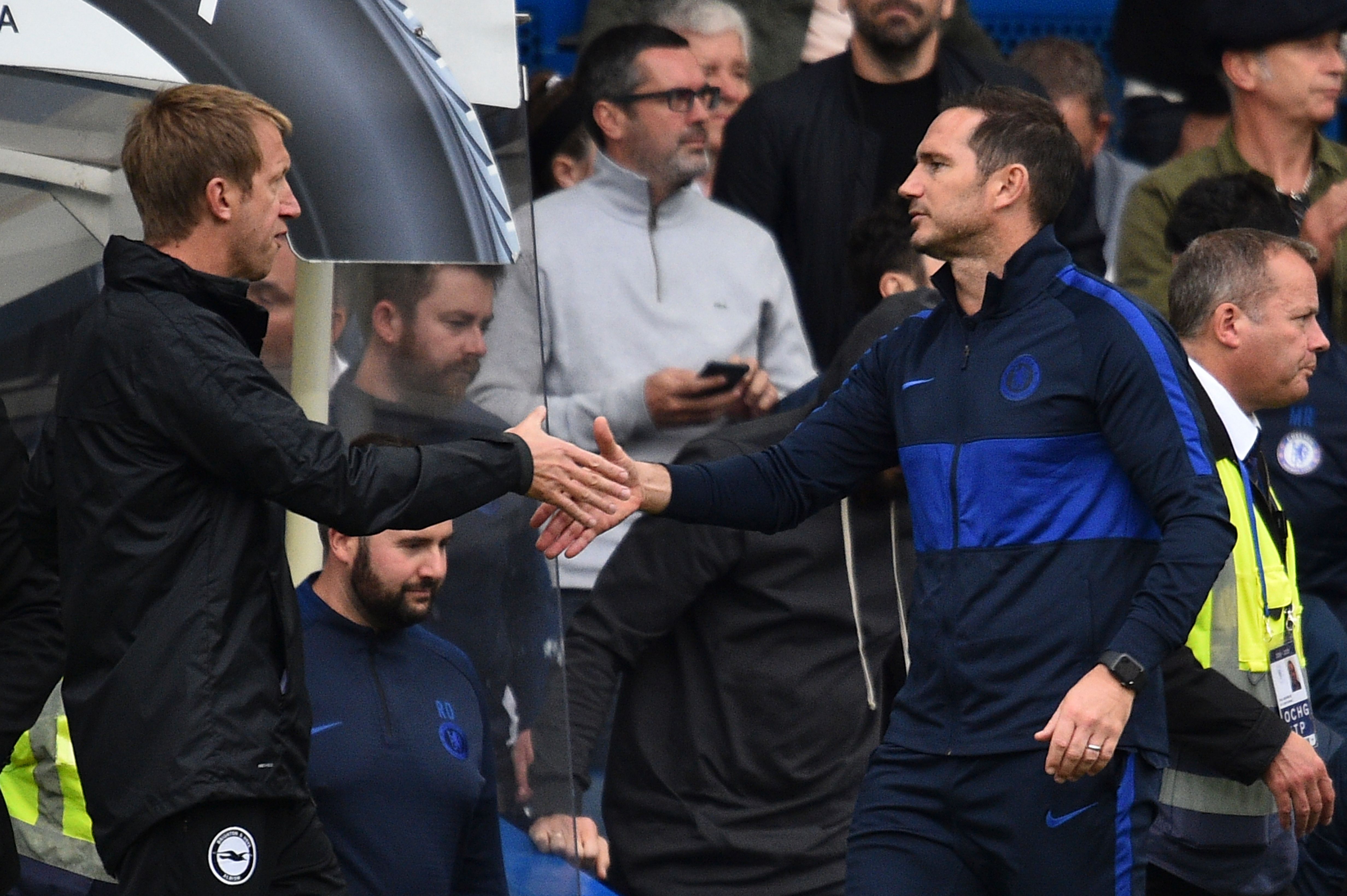 Graham Potter has proved himself against the toughest. (Photo by Glyn KIRK / AFP)