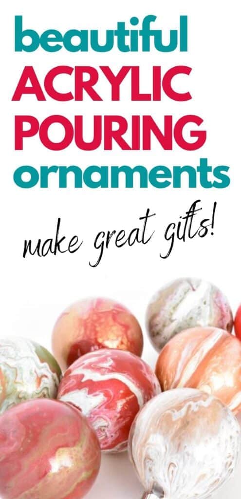 Beautiful Acrylic Pouring Ornaments