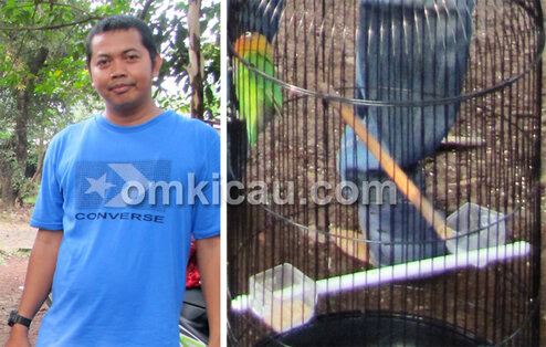 Kosasih dan lovebird Nyi Molek.