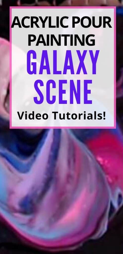 How To Paint A Galaxy Easily Using Acrylic Pouring Homebody Hall