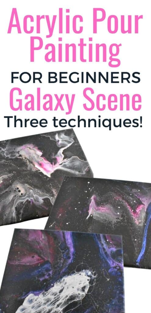 How To Paint A Galaxy Easily Using Acrylic Pouring Homebody Hall