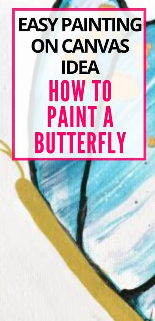 How To Paint A Butterfly Painting With Acrylic Pouring Homebody Hall