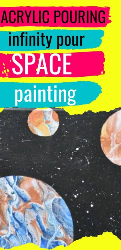 Step Step Acrylic Pouring Space Painting For Beginners Homebody Hall
