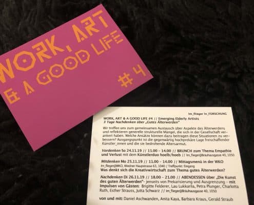 Work, Art & A Good Life #4