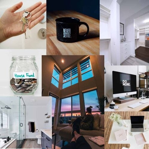 digital vision board canva digital vision board canva
