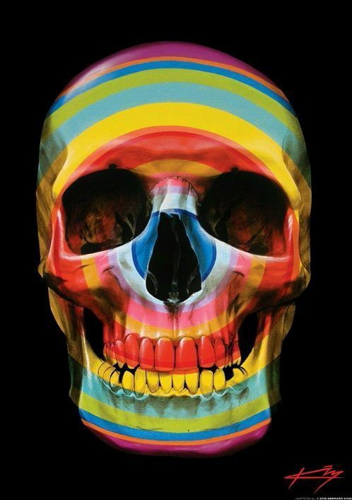 Fondos de pantalla de calaveras en 3d
