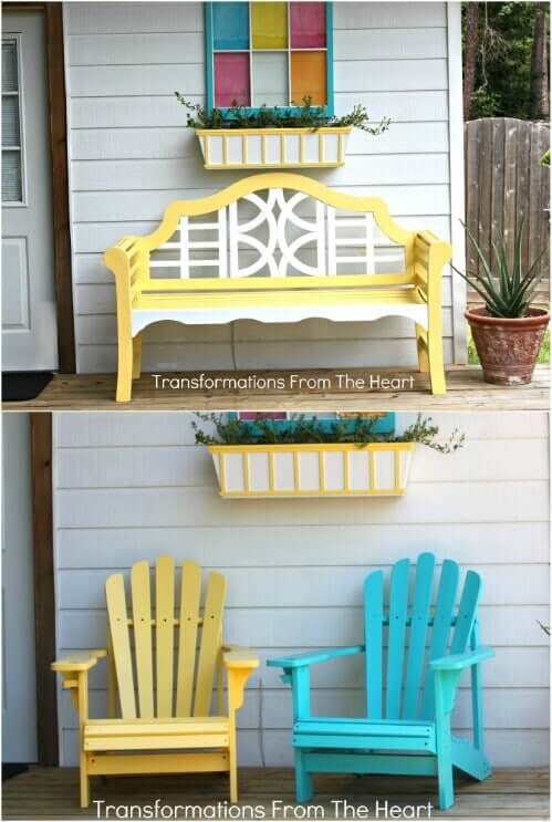ADD CHEERFULL COLORS TO MAKE PATIO LOOK MORE BEAUTIFULL