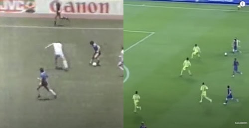 Messi Maradona Dribbling Runs