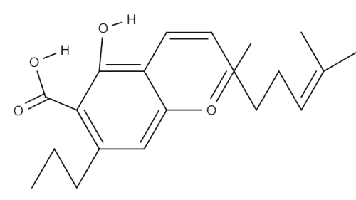 Cannabichromevarinic Acid chemical structure