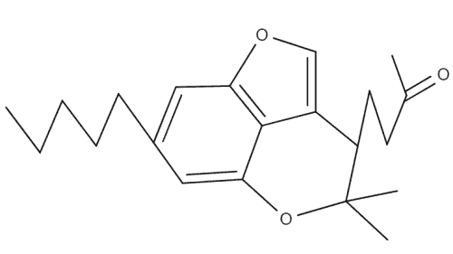 Cannabicounmaronic Acid chemical structure