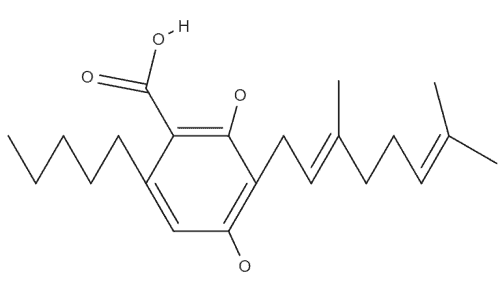 Cannabigerolic Acid A/B chemical structure