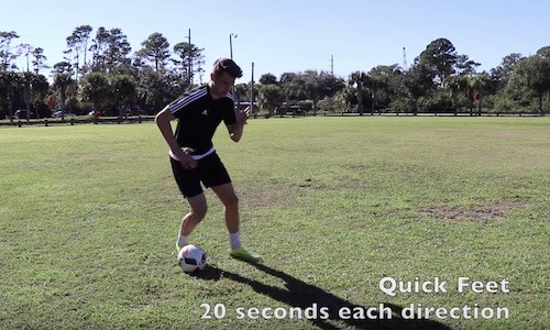 Quick Feet Drill - Soccer Training Program