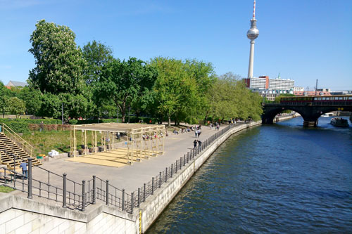 Beschallung Open Air Einpegelung Berlin Strandbar Mitte