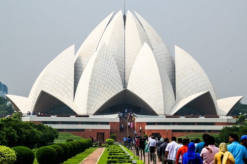 best places to visit in delhi- Lotus temple