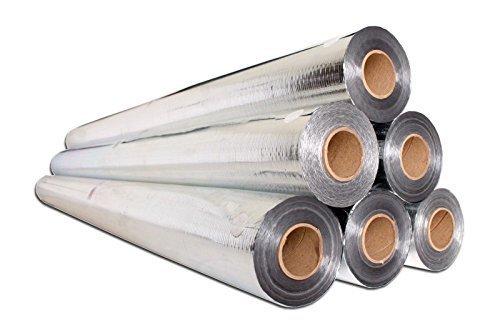 1000sqft 4ft Wide of NASA TECH Commercial Grade Perforated No Tear Green Energy Radiant Barrier 1000sqft (4ft Wide) of NASA TECH Commercial Grade Perforated No Tear Green Energy Radiant Barrier