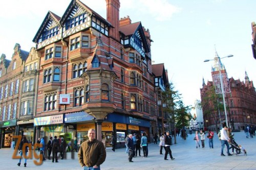 Nottingham, England city centre from zagleft