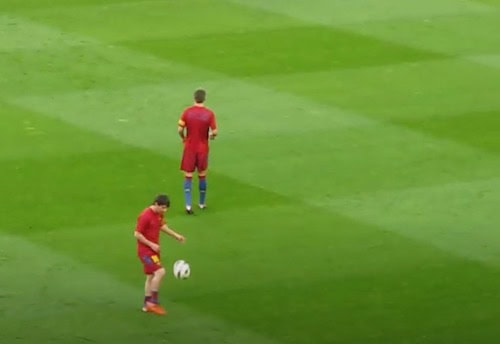 Messi Long Distance Juggling
