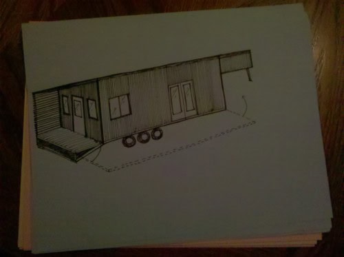 My initial sketch after all the planning