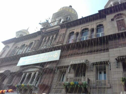 A gurudwara near Chandni Chowk