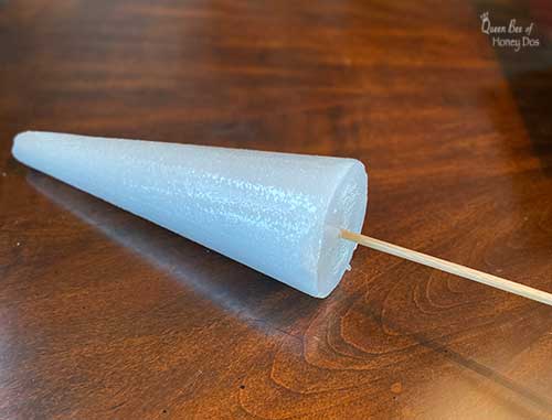 styrofoam cone