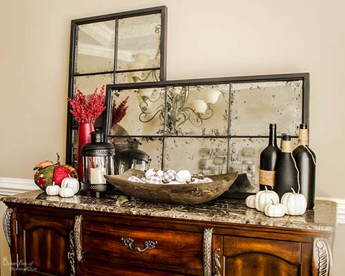 DIY antique mirrors