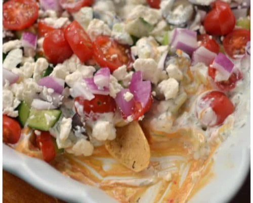 Easy 7 Layer Greek Tzatziki