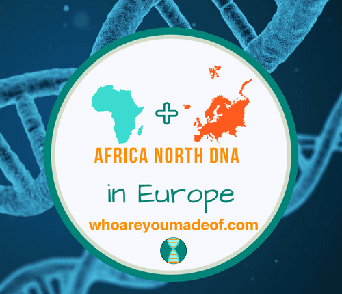 Africa North DNA in Europe