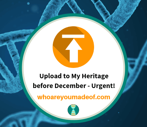 Upload to My Heritage before December - Urgent!