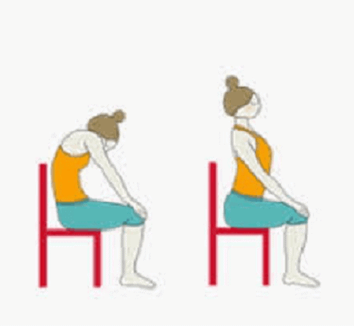 Example for stretching and relaxation back