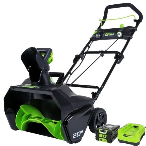 GreenWorks Pro 80V 20 Inch Cordless Snow Thrower GreenWorks Pro 80V 20-Inch Cordless Snow Thrower