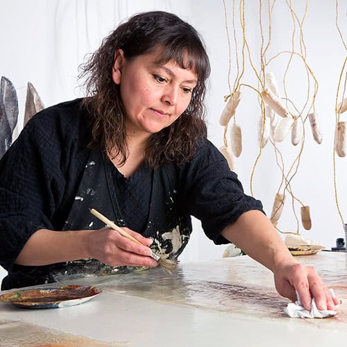Sonya Kelliher-Combs (Iñupiaq/Athabaskan) was awarded a 2011 NACF Artist Fellowship in Visual Arts.