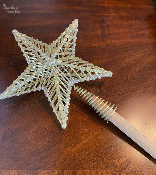 star on dowel