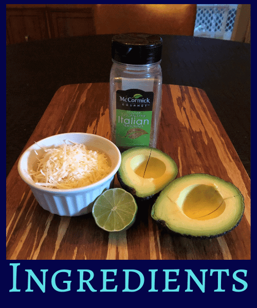 Avocado Cheese Chips Ingredients