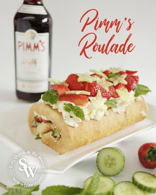 Pimm's cake Pimm's Roulade recipe Pimm's cake Pimm's Roulade recipe
