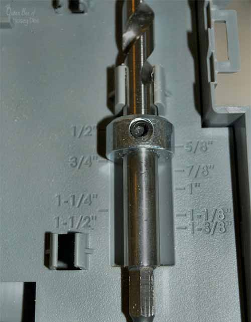 Kreg R3 drill bit with collar