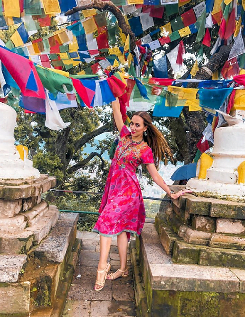 Swayambhu temple in nepal