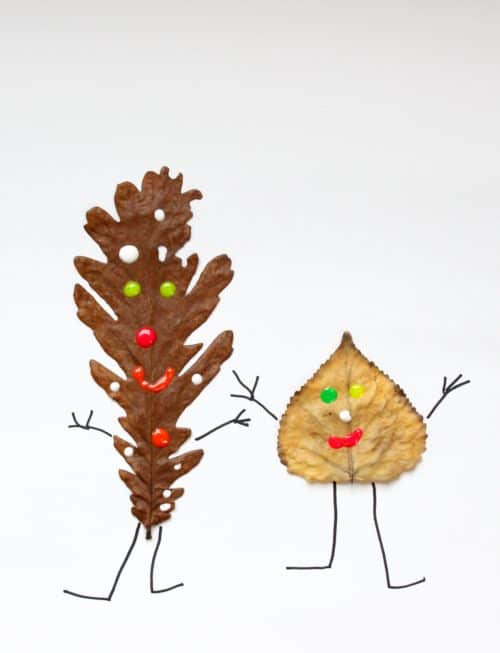 Leaf People Fall Craft