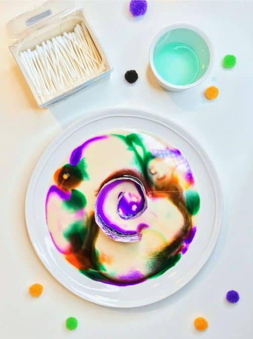 Magic Milk Science Experiment for Kids with a Twist