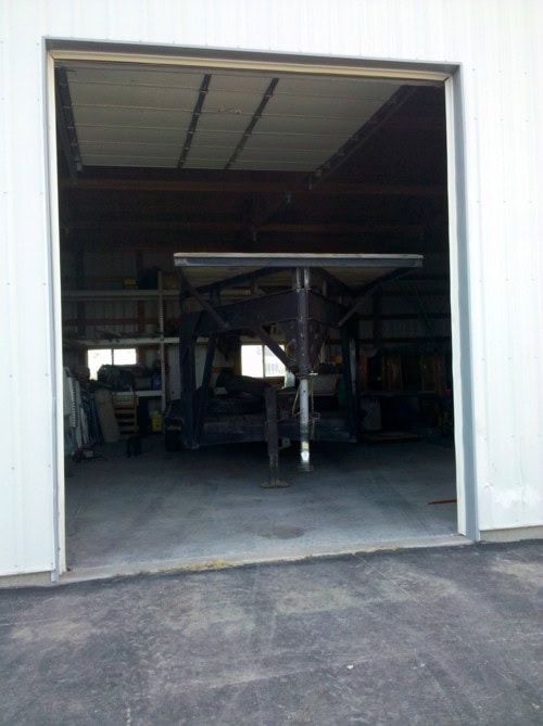 getting it all situated in it's work ready spot.