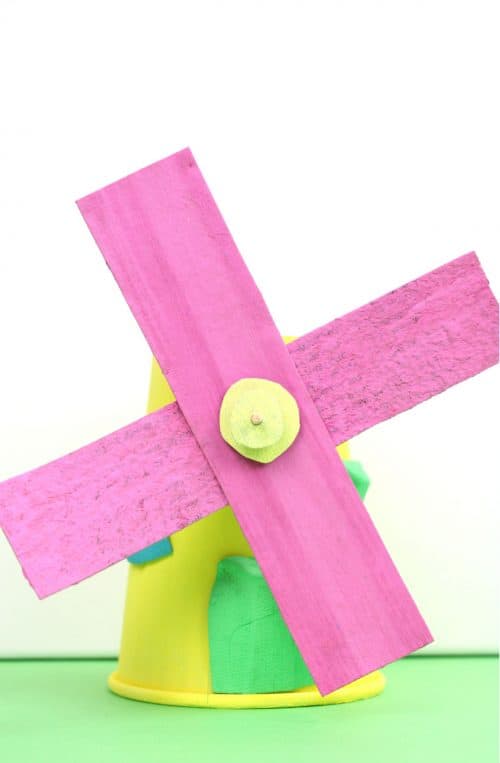 Recycled windmill craft