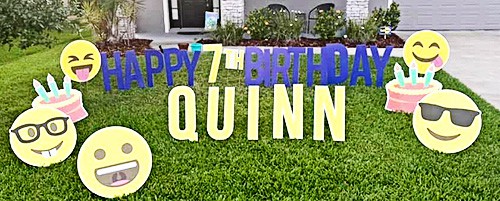 Birthday Yard Signs In Jacksonville Jacksonville Beach Moms