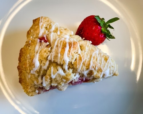 strawberry scone