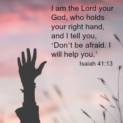 Isaiah 41:13 scripture verse