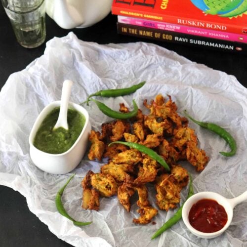 Crispy Onion Pakoda in Air Fryer