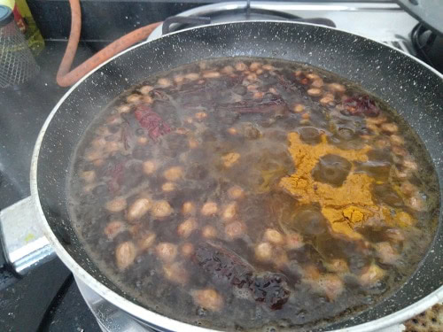 Tamarind with seasoning and spices