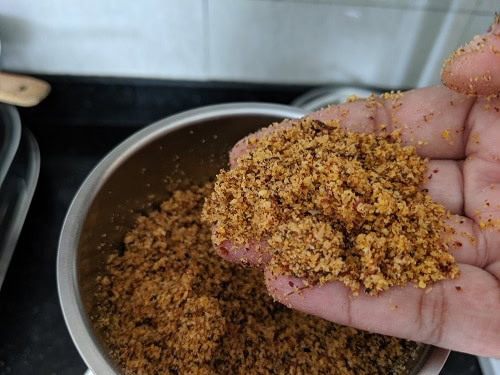 Thengai Podi is ready