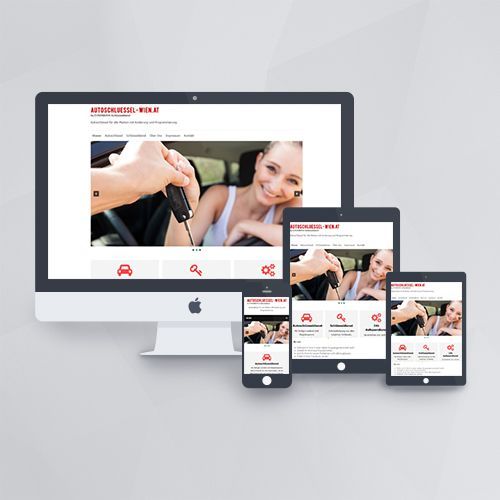 Webdesign - Webseite für Autoschlüssel Wien mit WordPress